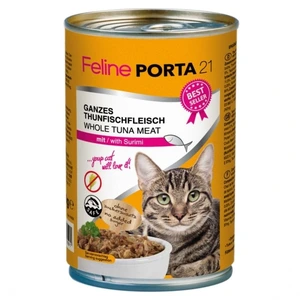 Porta21 Feline tunfisk og krabbe våtfôr til katt 400 g