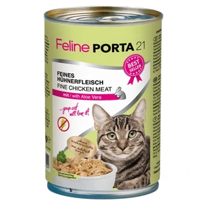 Porta21 Feline kylling med aloe vera våtfôr til katt 400 g