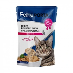 Porta21 Feline våtfôr med kylling til katt 100 g