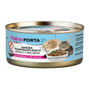 Porta21 Feline våtfôr med tunfisk og isfisk til katt 156 g