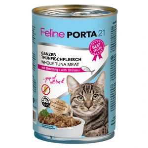 Porta21 Feline våtfôr med tunfisk og isfisk til katt 400 g