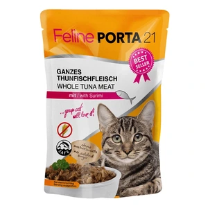 Porta21 Feline våtfôr med tunfisk og surimi til katt 100 g