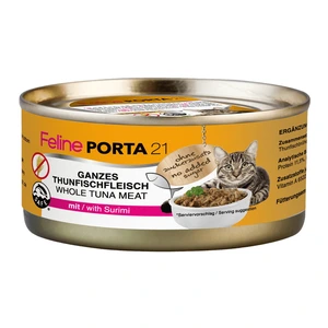 Porta21 Feline våtfôr med tunfisk og surimi til katt 156 g