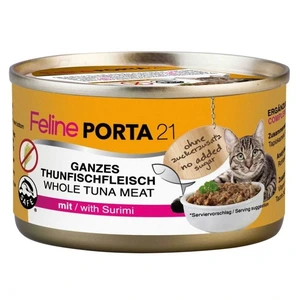 Porta21 Feline våtfôr med tunfisk og surimi til katt 90 g