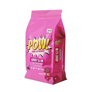 POW! liten/middels rase tørrfôr med svinekjøtt til hund 2 kg