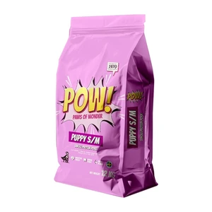POW! liten/middels rase tørrfôr med svinekjøtt til valp 2 kg