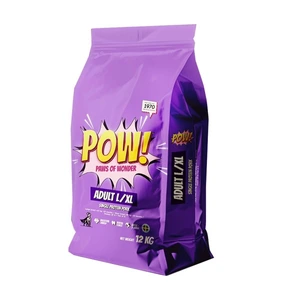 POW! stor/x-stor rase tørrfôr med svinekjøtt til hund 2 kg