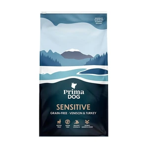 Prima Dog Adult All Breeds Sensitive Grain Free hjort og kalkun tørrfôr til hund 10 kg