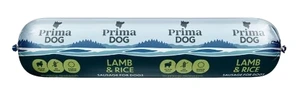 Prima Dog kjøttpølse med lam og ris til hund 800 g