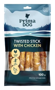 Prima Dog Twisted Stick kylling 45 stk 400 g