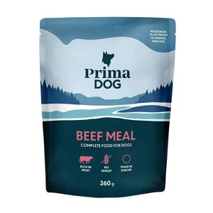 PrimaDog våtfôr med biff til hund 260 g