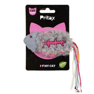 Pritax Olle fiskebein katteleke flerfarget 20 x 6 x 1,5 cm