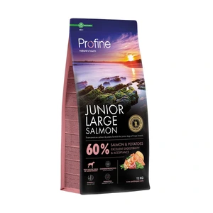 Profine Junior Large tørrfôr med laks og poteter til hund 12 kg