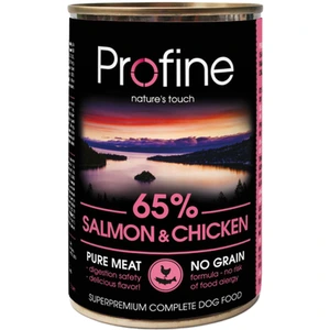 Profine våtfôrbokser til hund 65 % laks og kylling 400 g