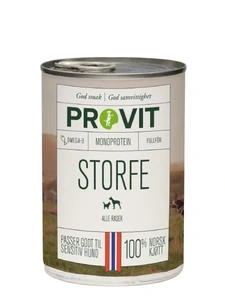 PROVIT Go'biten våtfôr med storfe til hund 400 g