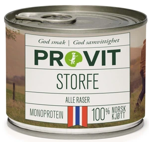 PROVIT Monoprotein våtfôr med storfe til hund 185 g
