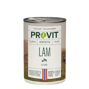 PROVIT våtfôr med lam til hund 400 g