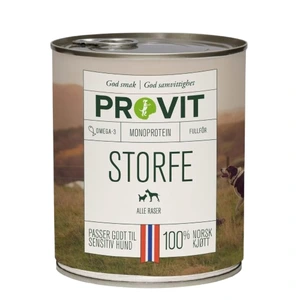 PROVIT våtfôr med storfe til hund 800 g