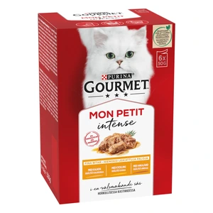 Purina Gourmet Gold Mon Petit and/kylling/kalkun til katt 50 g x 6 stk