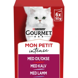 Purina Gourmet Gold Mon Petit biff/kalv/lam 50 g x 6 stk