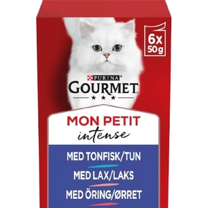 Purina Gourmet Gold Mon Petit tunfisk/laks/ørret 50 g x 6 stk