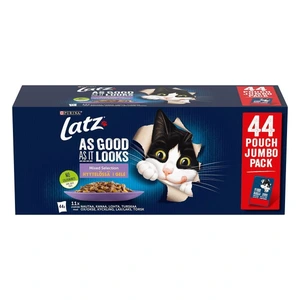 Purina Latz Agail blandet utvalg i gel til katt 44 x 85 g