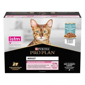 Purina Pro Plan Delicate Digestion våtfôr med havfisk i saus til katt 10 x 85 g