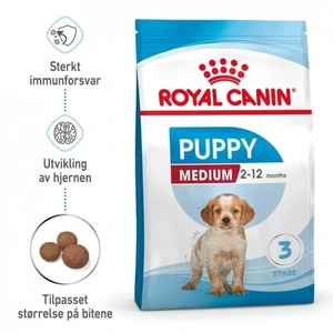 Royal Canin Medium Puppy tørrfôr til valp 15 kg