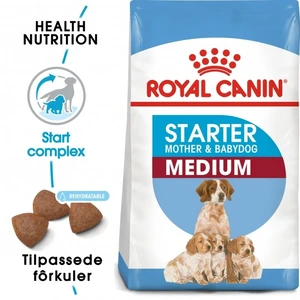 Royal Canin Medium Starter tørrfôr til hund og valp 15 kg