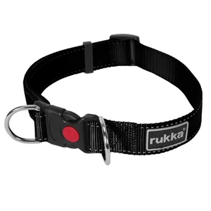 Rukka Bliss Polar halsbånd nylon svart 1,5 x 20-30 cm
