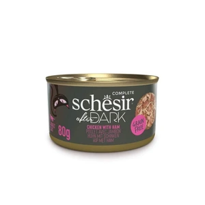 Schesir After Dark med kylling og skinke til katt 80 g