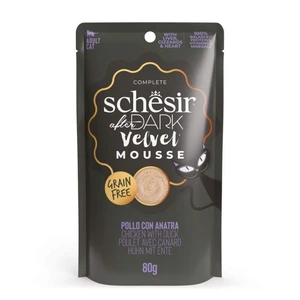 Schesir After Dark Velvet med kylling og and våtfôr til katt 80 g