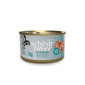 Schesir Silver med tunfisk og makrell våtfôr til katt 70 g