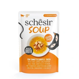 Schesir Soup med tunfisk, gulrot og gresskar til katt 40 g