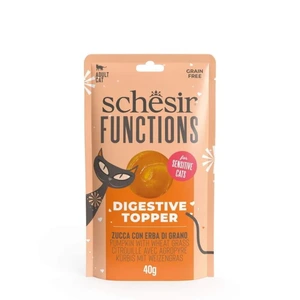 Schesir Special Functions Digestive topper med gresskar og hvetegress til katt 40 g