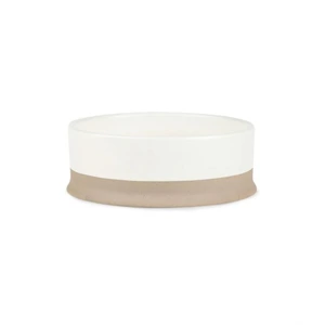 Scruffs Scandi hundeskål i keramikk hvit 14 cm