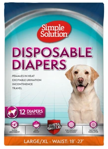 Simple Solution Disposable hundebleie til tispe str L/XL