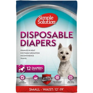 Simple Solution Disposable hundebleie til tispe str S