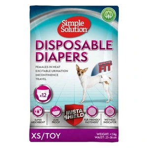 Simple Solution Disposable hundebleie til tispe str XS