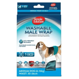Simple Solution vaskbar bleie til hannhund, M, midje 30-58 cm