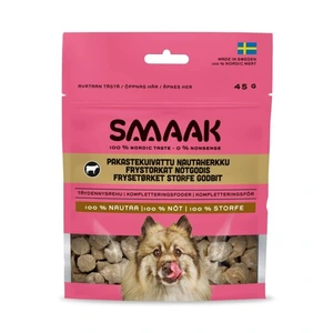 SMAAK Dog frysetørkede hundegodbiter storfe 45 g