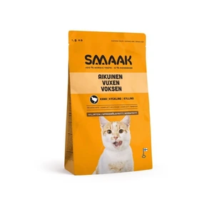 SMAAK kornfritt tørrfôr med kylling til katt 1,5 kg