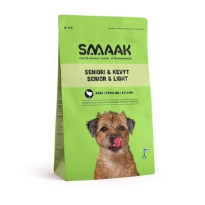 SMAAK Senior & Light tørrfôr med kylling til hund 2 kg