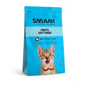 SMAAK tørrfôr med kylling til kattunge 1,5 kg