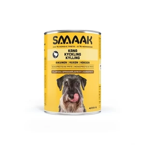SMAAK våtfôr med kornfri kylling til hund 400 g