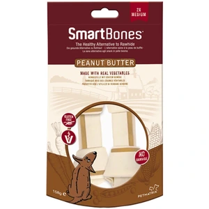 SmartBones Peanøttsmør Medium til hund 2 stk
