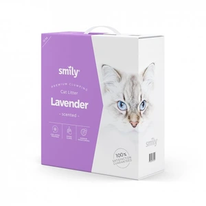 Smily kattesand lavendel 10 kg