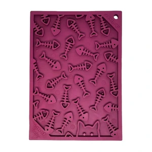 SodaPup Slikkematte Fishy lilla 18 x 13 cm S