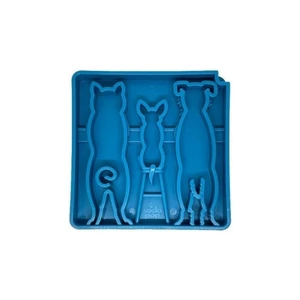 SodaPup Slow Feeder Waiting Dogs til hund blå 20 cm