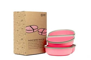 SureFeed ekstra matskål delt rosa 2 stk